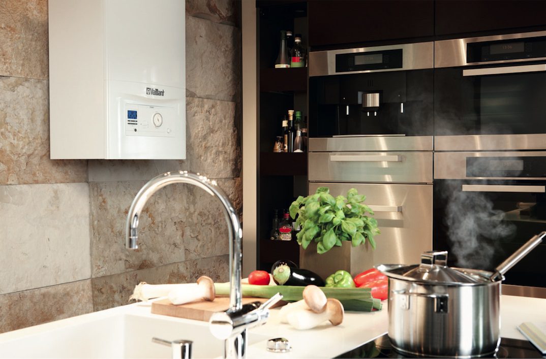 Vaillant Boiler installed in kitchen